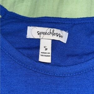 Speechless Royal Blue Tee